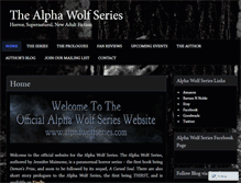 Tablet Screenshot of alphawolfseries.com